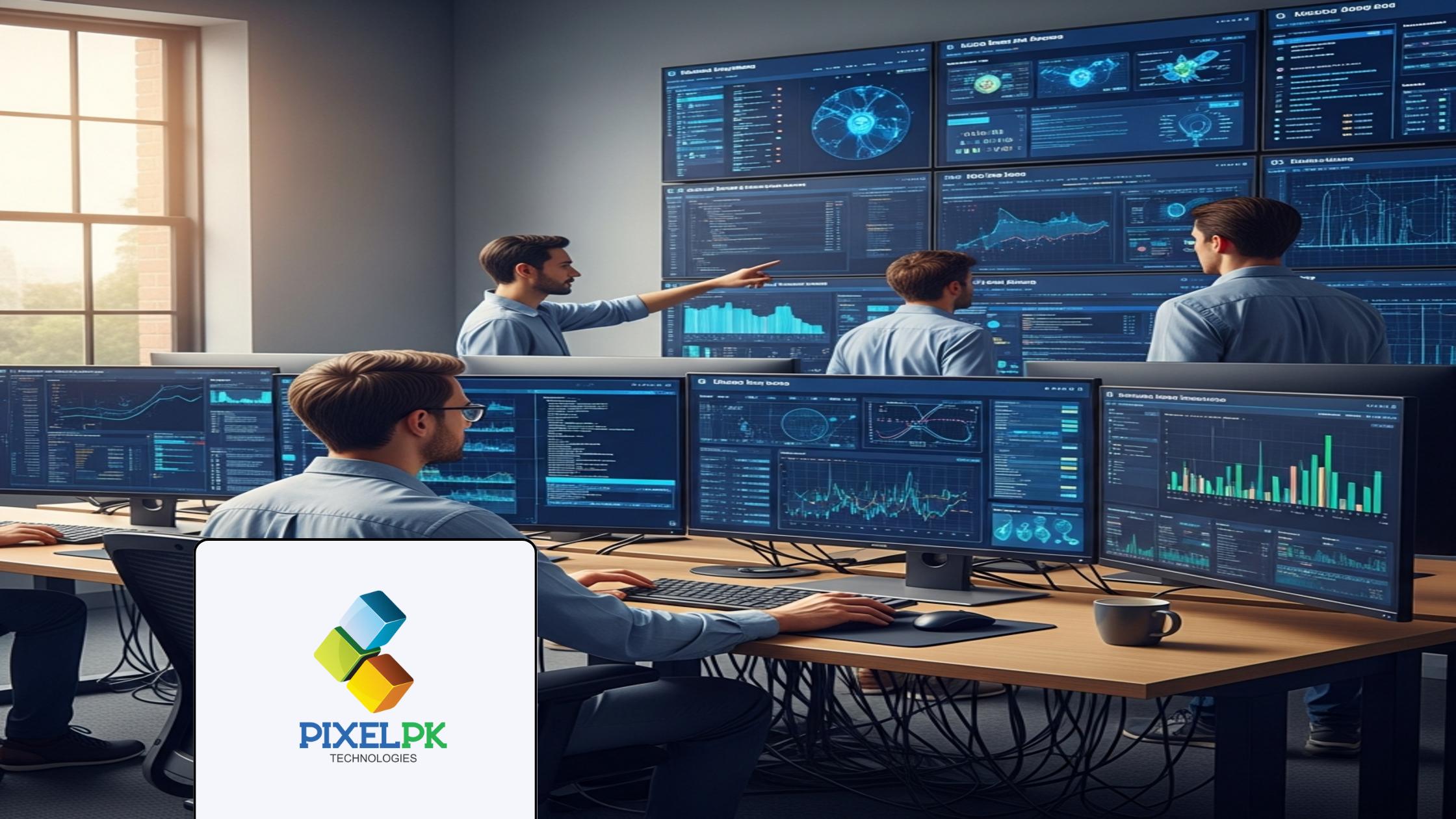 Engineers monitoring MLOps AI Deployment pipelines in a modern tech operations center.