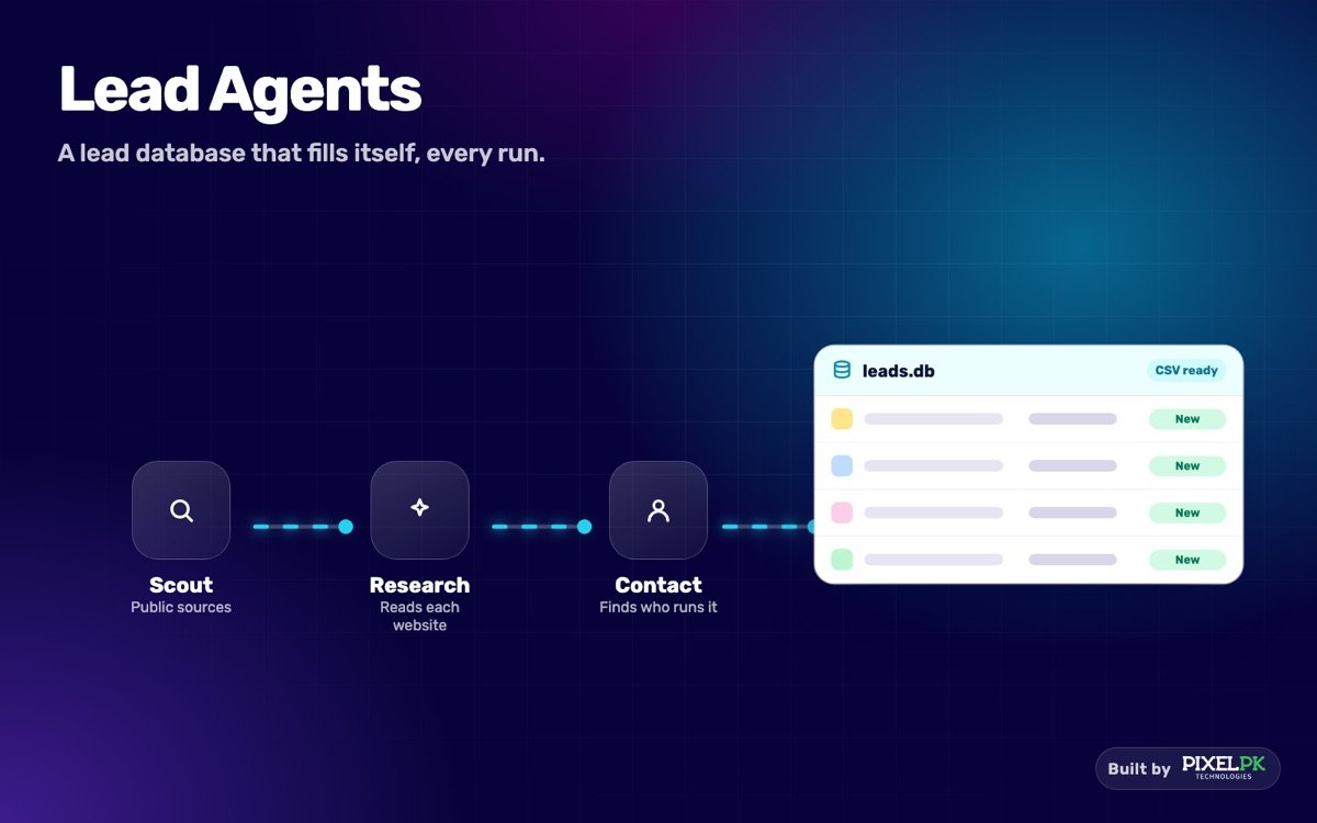 Lead Agents — illustration